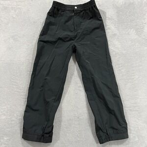 SIMS Snow Pants Mens Large Black Ski Snowboard Adjustable Waist Full Zip Sides